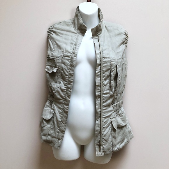 ESTHIS LINEN VEST - Picture 5 of 14